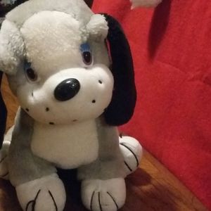 Cute adorable puppy stuffed animal